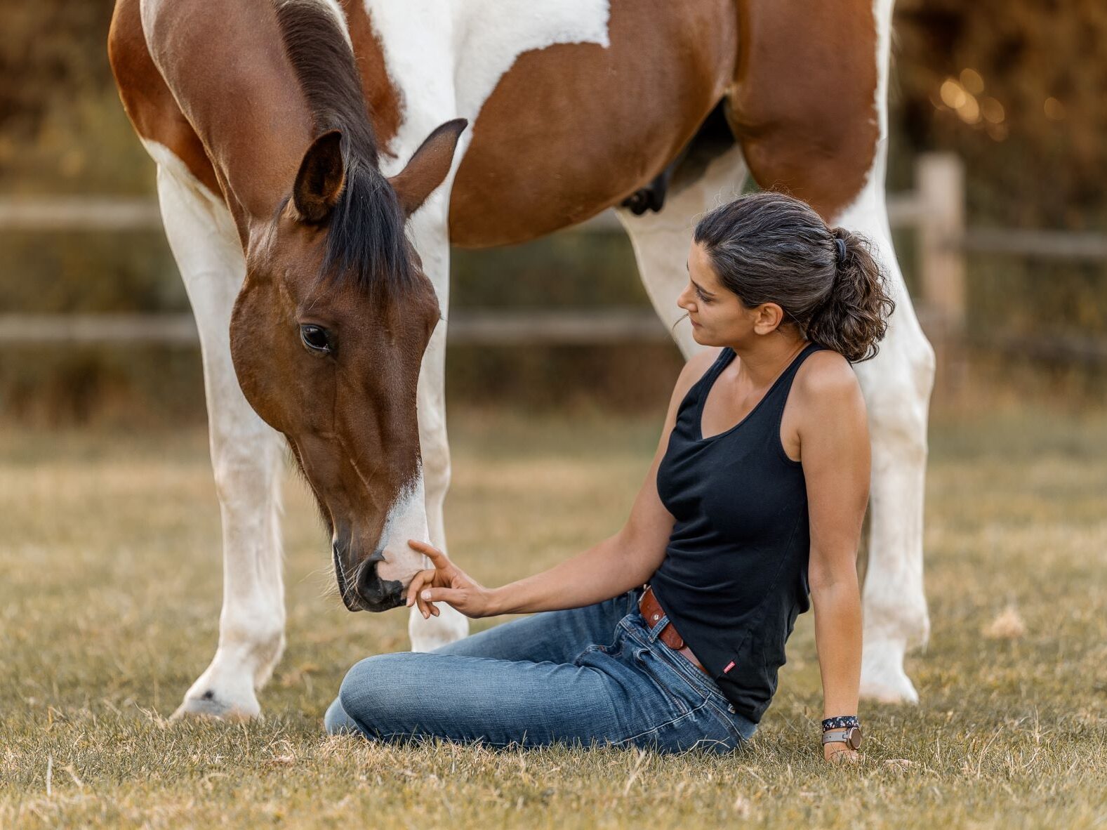 Nadine Wachtmeister und ihr Pferd Kosenza